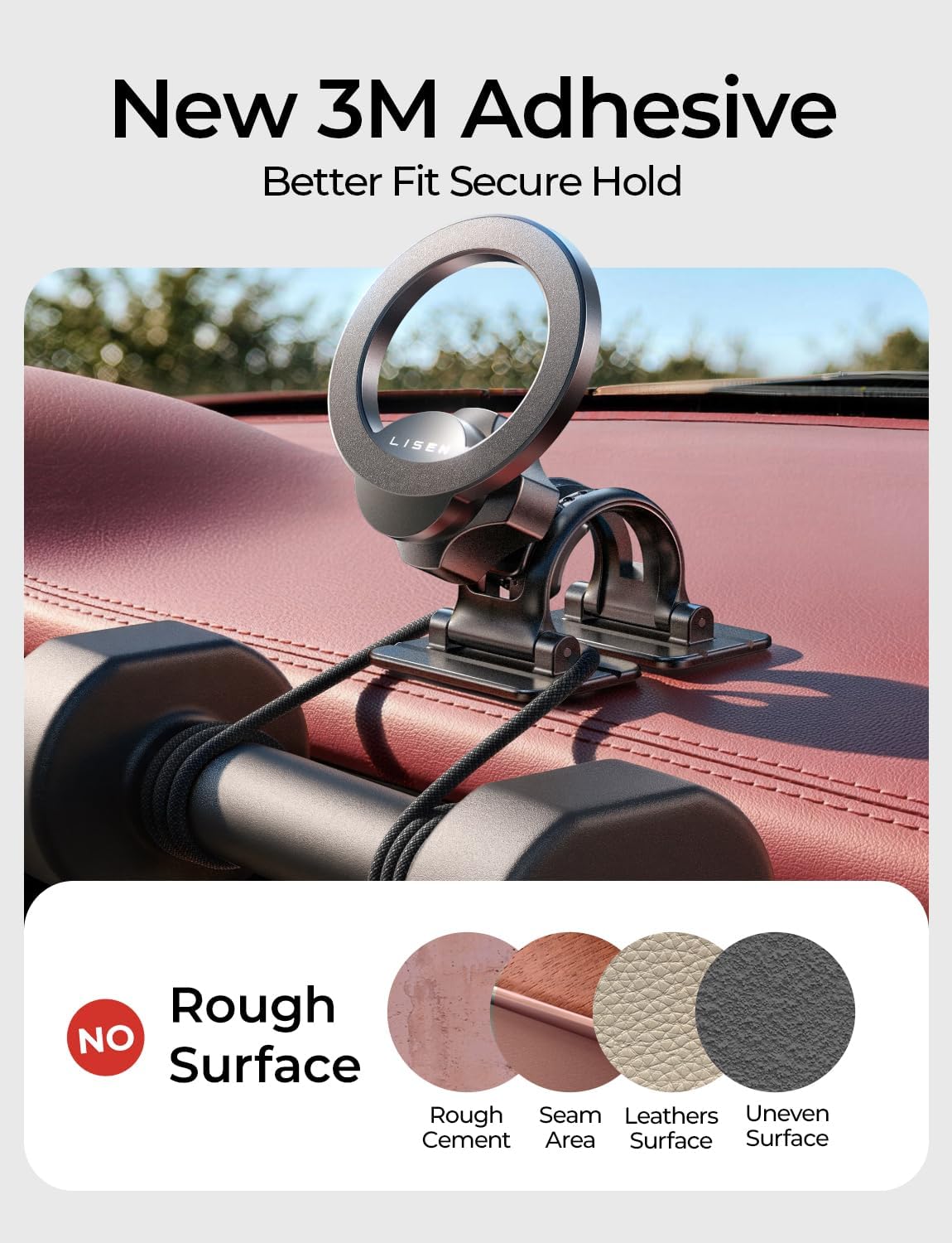Magsafe Car Mount,Car Accessories-Magnetic Phone Holder for Car 360 Dashboard Vent Phone Mount for Car Organization iPhone 16 15 14 13 12 Pro plus Mini