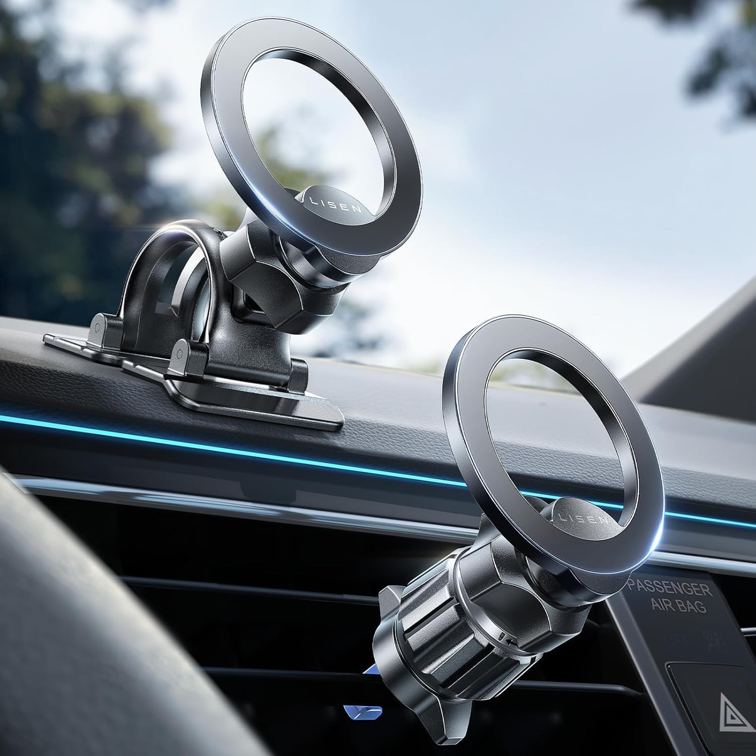 Magsafe Car Mount,Car Accessories-Magnetic Phone Holder for Car 360 Dashboard Vent Phone Mount for Car Organization iPhone 16 15 14 13 12 Pro plus Mini