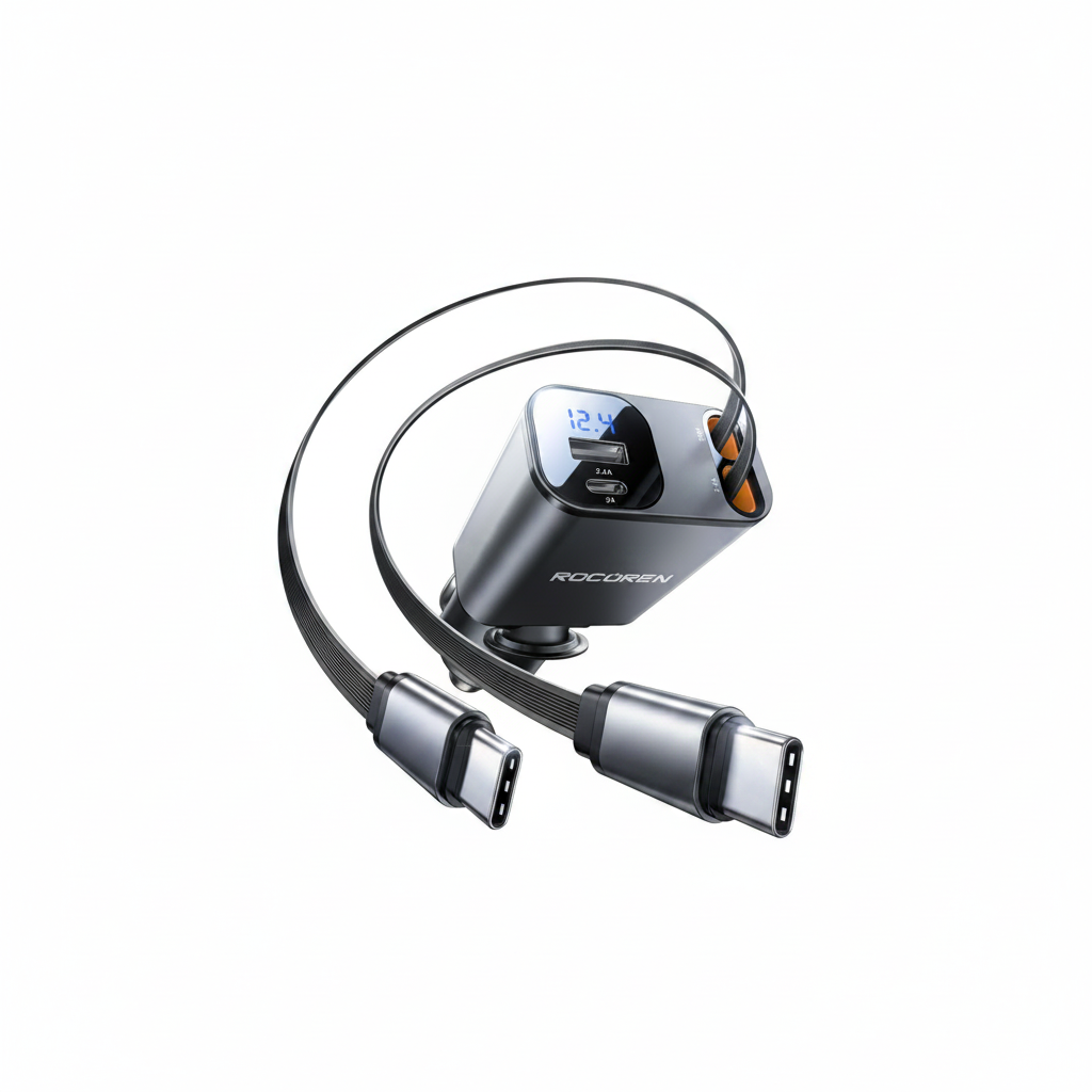 Retractable Car Charger - Much Smaller
